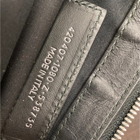 Balenciaga Canvas and Leather Zip Pouch Large in Black - Picture 15 of 15